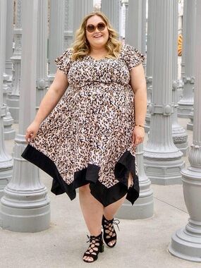 LANE BRYANT ANIMAL PRINT DRESS